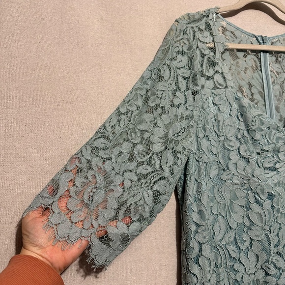 NWT Eliza J Floral Lace Trumpet Gown - size 18W - Picture 5 of 6